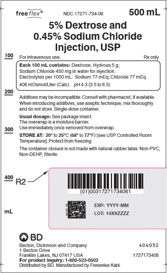 PACKAGE LABEL - PRINCIPAL DISPLAY – Dextrose and Sodium Chloride 500mL Bag Label
