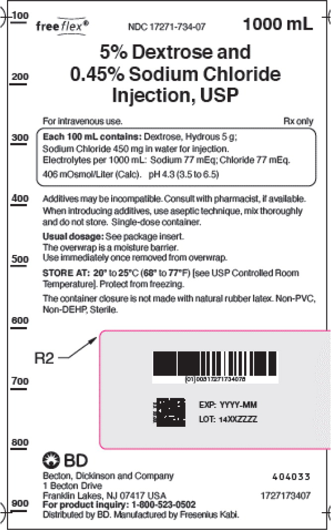 PACKAGE LABEL - PRINCIPAL DISPLAY – Dextrose and Sodium Chloride 1,000mL Bag Label
