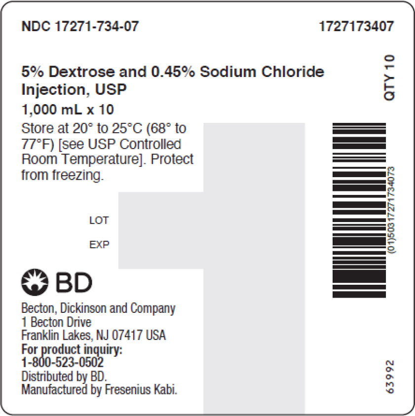 PACKAGE LABEL - PRINCIPAL DISPLAY – Dextrose and Sodium Chloride 1000mL Shipper Label
