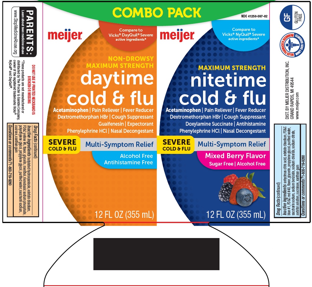 daytime cold and flu, nighttime cold and flu image 1