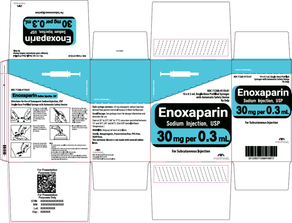 Principal Display Panel – Enoxaparin Sodium Injection, USP 30 mg Carton
