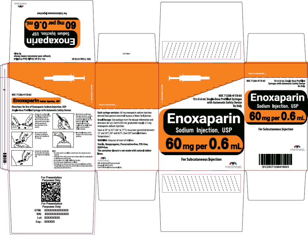 Principal Display Panel – Enoxaparin Sodium Injection, USP 60 mg Carton
