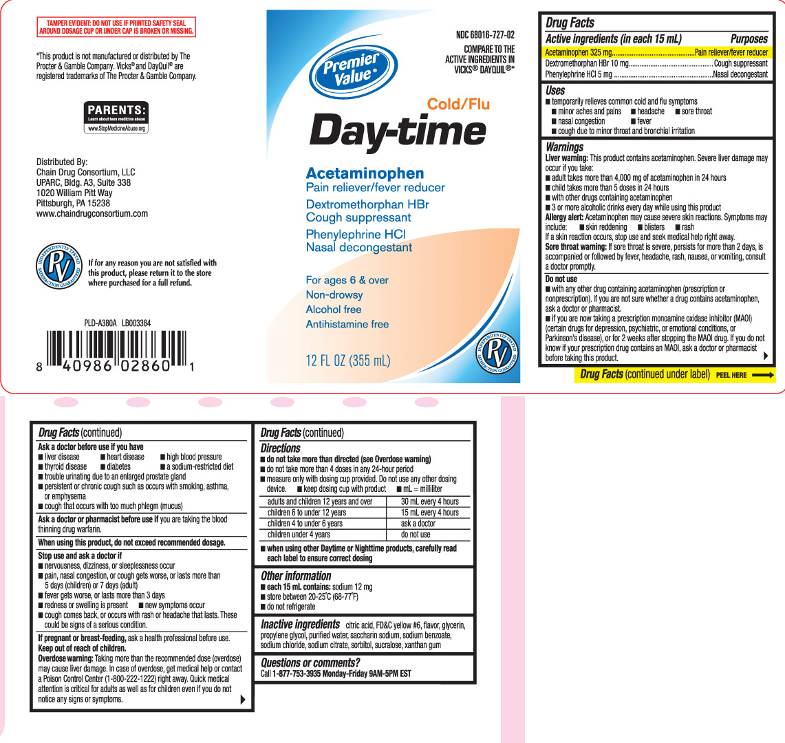 Acetaminophen 325 mg, Dextromethorphan HBr 10 mg Phenylephrine HCl 5 mg