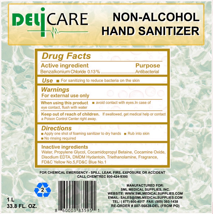 Delicare - Non-alchol sanitizer - 007-56828-DEL