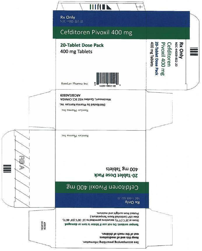 Cefditoren 400mg-20pack