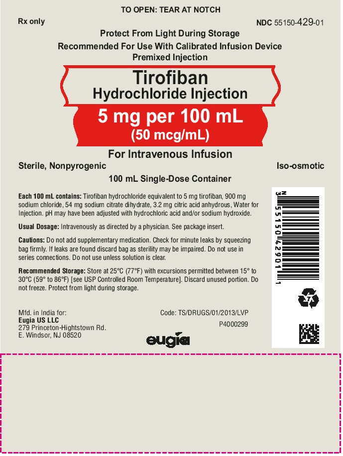 PACKAGE LABEL.PRINCIPAL DISPLAY PANEL 5 mg per 100 mL (50 mcg/mL) - Pouch Label