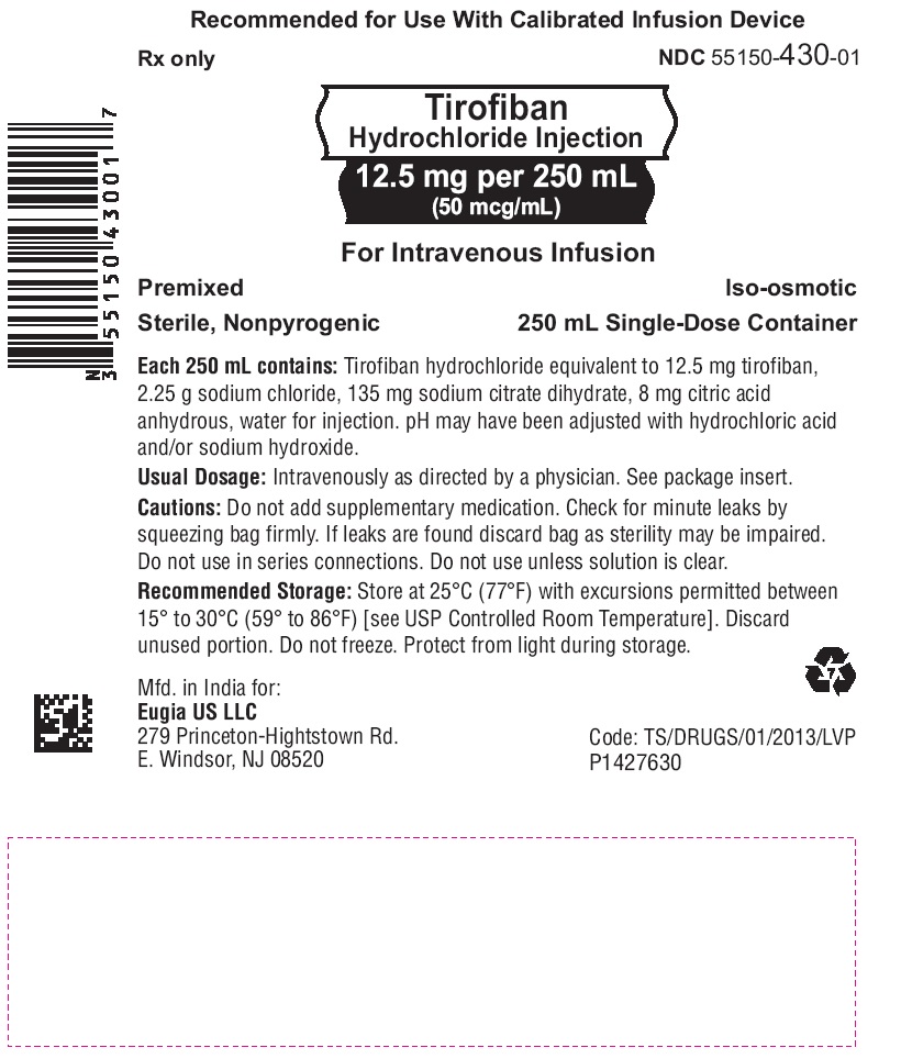 PACKAGE LABEL.PRINCIPAL DISPLAY PANEL 12.5 mg per 250 mL (50 mcg/mL) - Infusion Bag Label