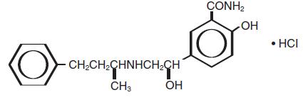 labetalol hcl structural formula