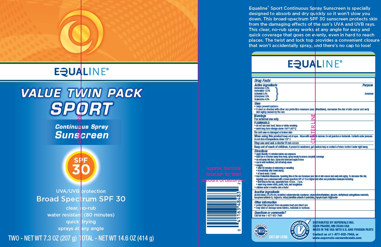 EQUALINE SPORT SUNSCREEN SPF 30- Avobenzone, Homosalate, Octisalate ...