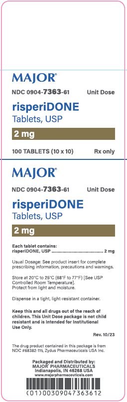 2mg carton label