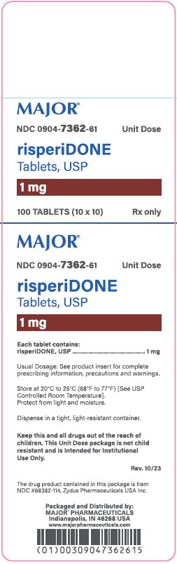 1mg carton label