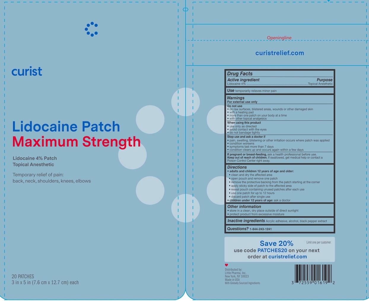Lidocaine Patch 01-2022