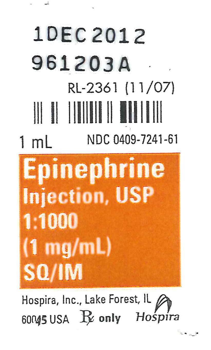 Epinephrine Pack Label.