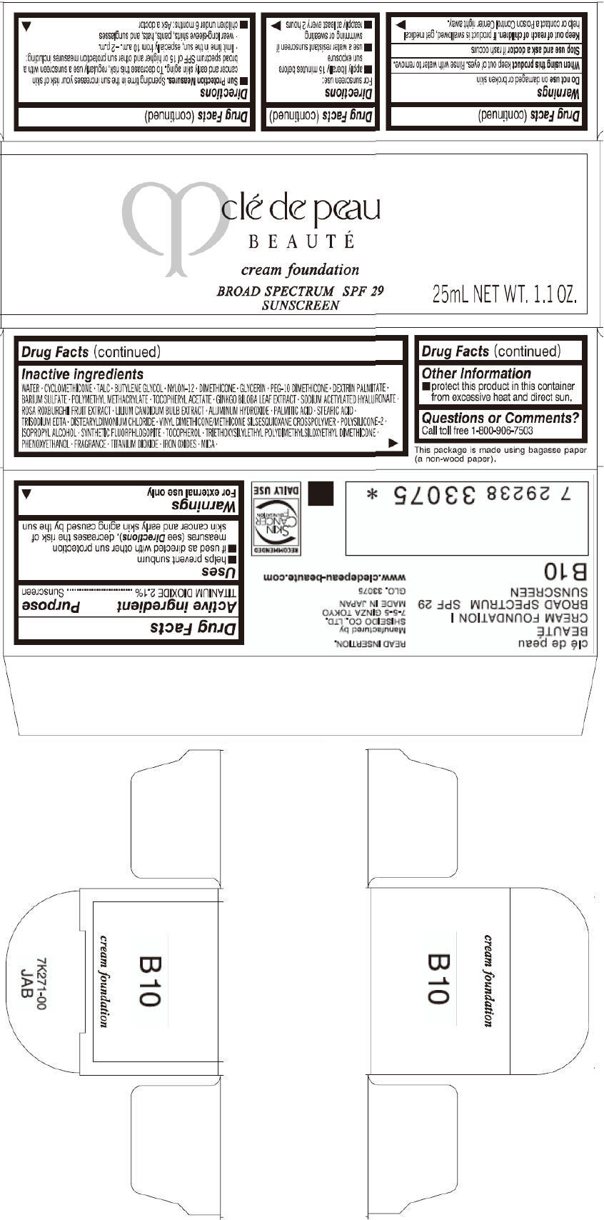 PRINCIPAL DISPLAY PANEL - 25 mL Tube Carton - B10