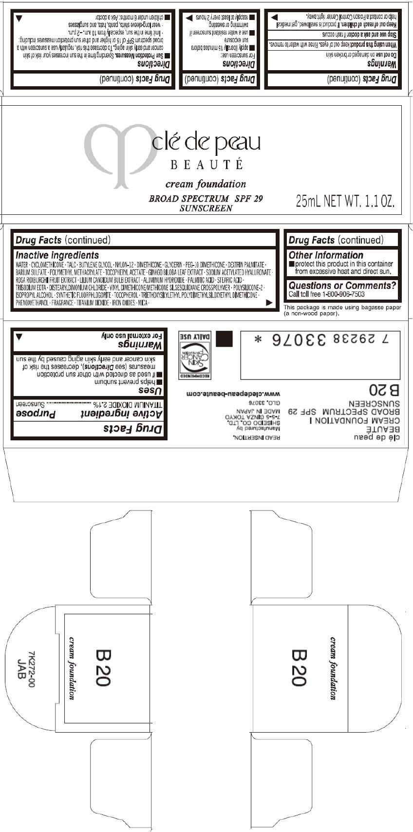 PRINCIPAL DISPLAY PANEL - 25 mL Tube Carton - B20