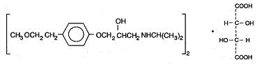 metoprolol-structure