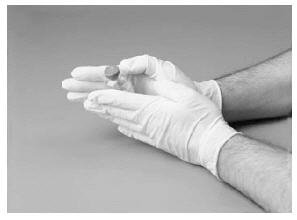 Gently roll the vial between palms until all material is dissolved. ¬Do not shake¬. Check to make sure the product is completely dissolved.