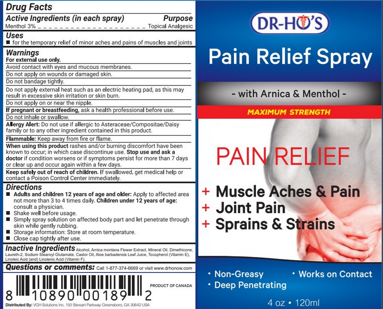 Dr Ho's Pain Relief Spray 120 mL