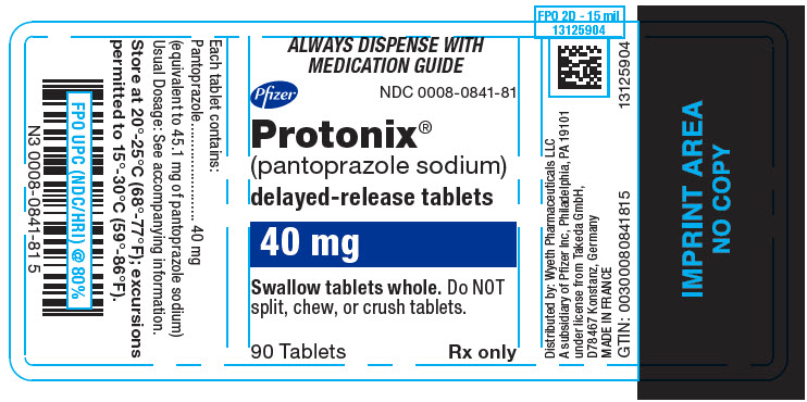 Principal Display Panel - 40 mg Tablet Bottle Label