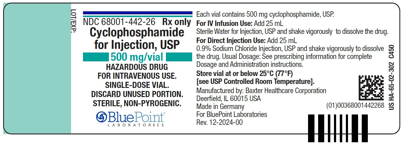 Cyclophosphamide Label 500mg-vial 12-2024