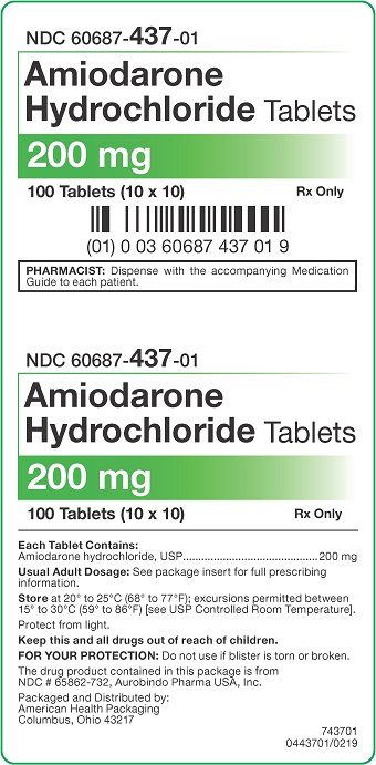 200 mg Amiodarone HCl Tablets Carton
