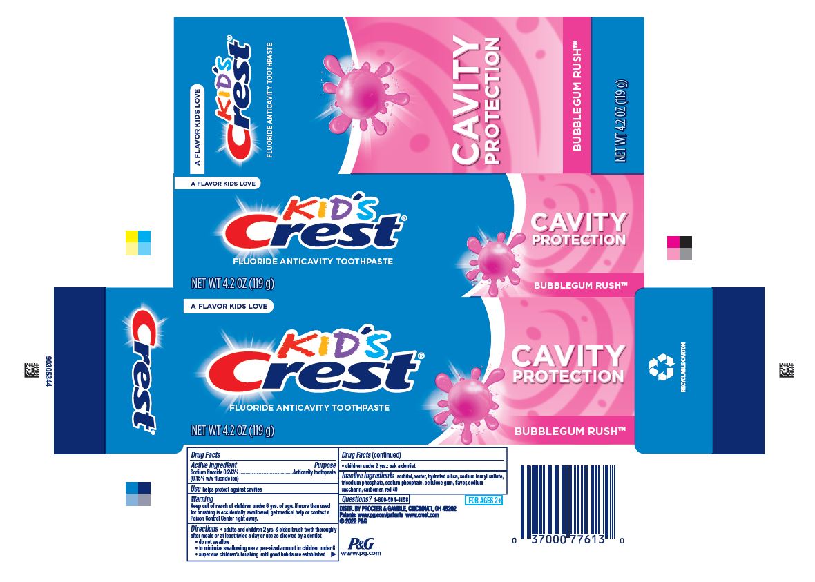 Crest Kid's Cavity Protection