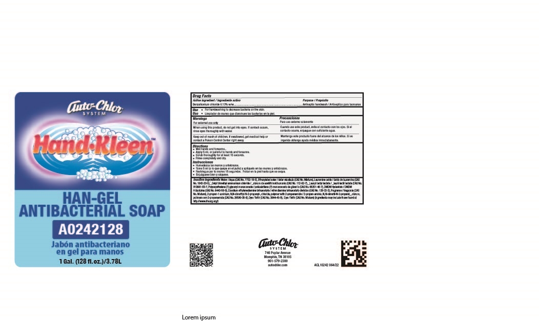 ACL10242 HK Han-Gel Antibacterial Soap 1 Gal 064.22
