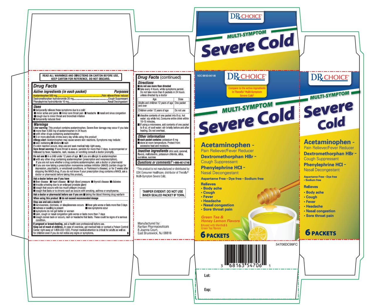 DRX Choice Multi Symptom Severe Cold