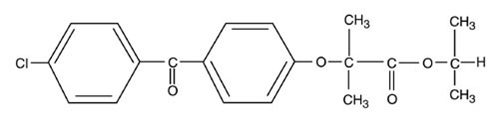 Fenofibrate-Molecular Structure