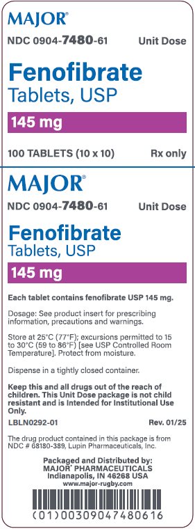 145mg carton label