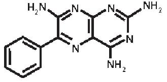 triamterene-molec-struc