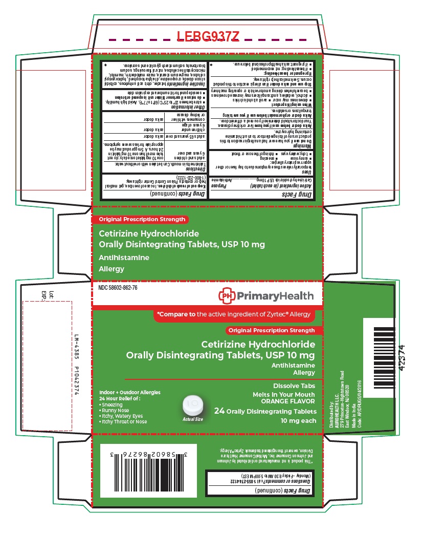 PACKAGE LABEL-PRINCIPAL DISPLAY PANEL -10 mg (12 Orally Disintegrating Tablets) Blister Carton