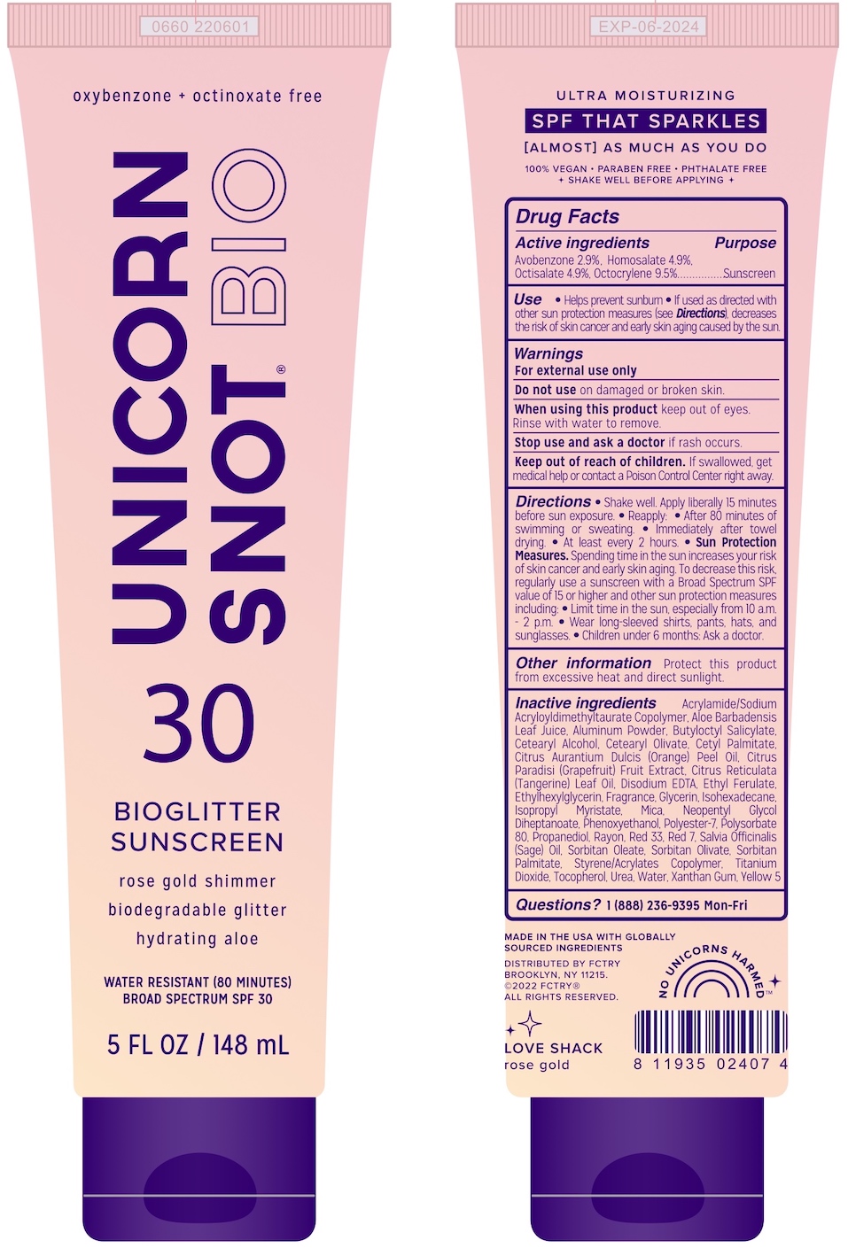 unicorn snot bio glitter