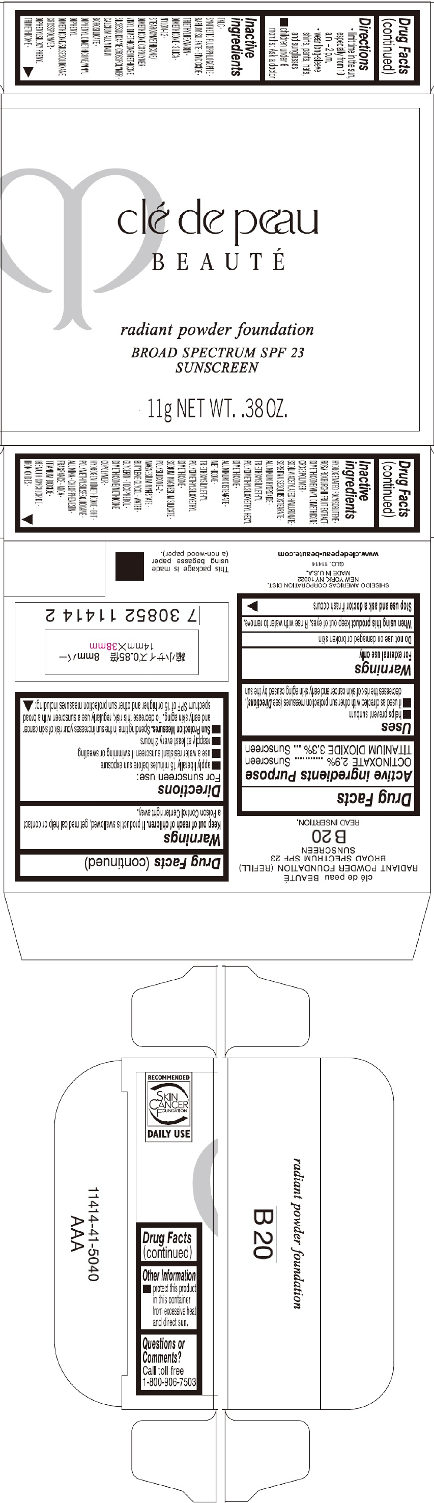 PRINCIPAL DISPLAY PANEL - 11 g Tray Carton - B20