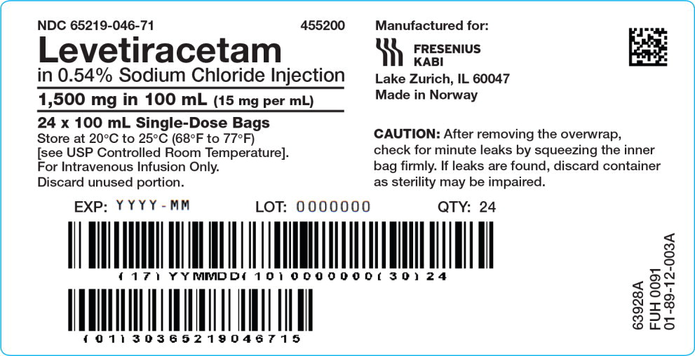 PACKAGE LABEL - PRINCIPAL DISPLAY – Levetiracetam in 0.54% Sodium Chloride Injection Shipper Label
