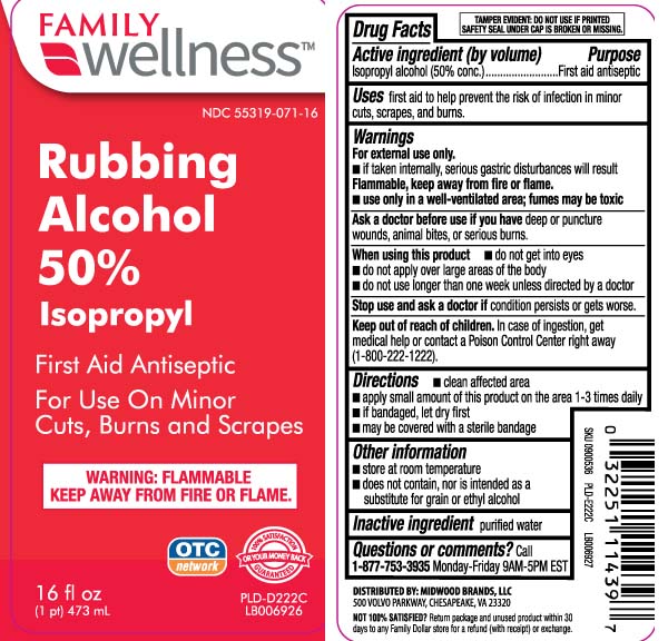 Isopropyl Alcohol (50% conc.)