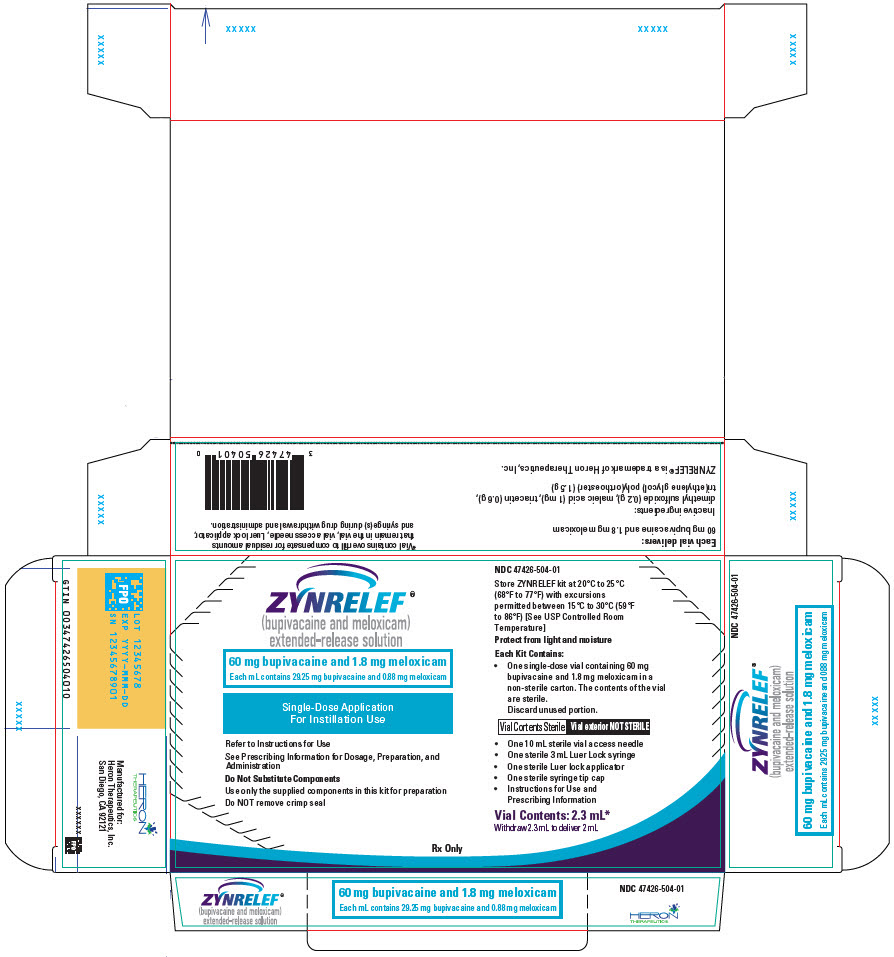 PRINCIPAL DISPLAY PANEL - Kit Carton - 2.3 mL - NDC: <a href=/NDC/47426-504>47426-504</a>