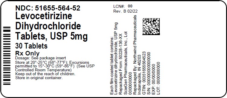 LEVOCETIRIZINE DIHYDROCHLORIDE tablet