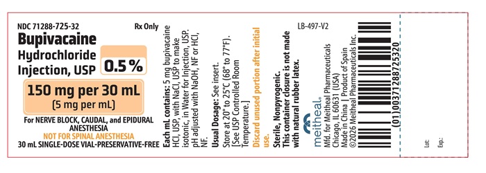 PRINCIPAL DISPLAY PANEL – 0.5% Bupivacaine Hydrochloride Injection, USP 30 mL Vial Label