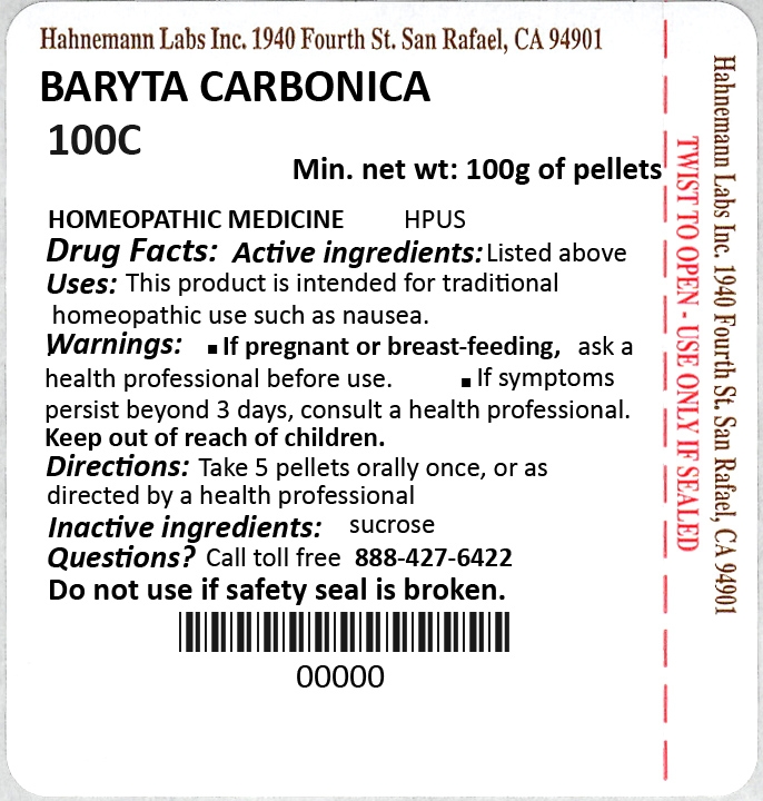 Baryta Carbonica 100C 100g