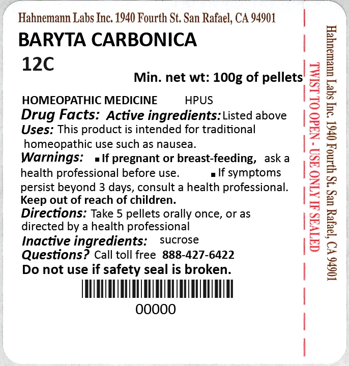 Baryta Carbonica 12C 100g