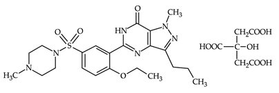 Sildenafil Citrate Structural Formula