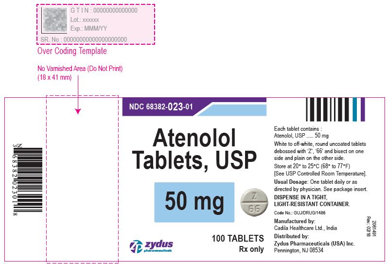 Atenolol Tablets, 50 mg
