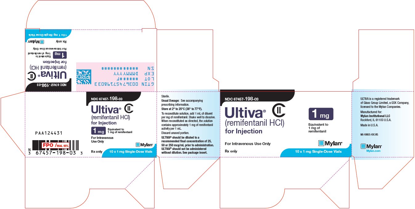 Ultiva Injection 1 mg Carton Label