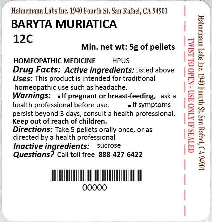 Baryta Muriatica 12C 5g