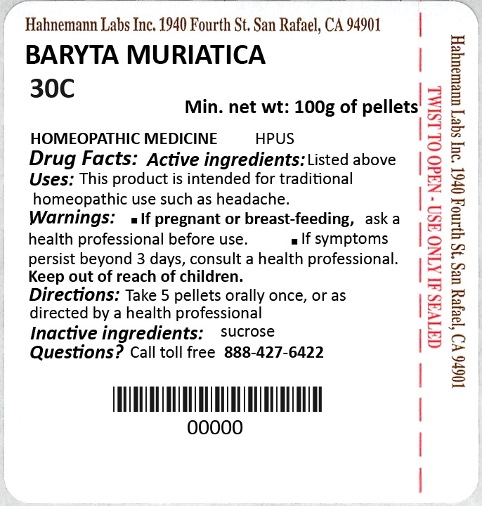 Baryta Muriatica 30C 100g