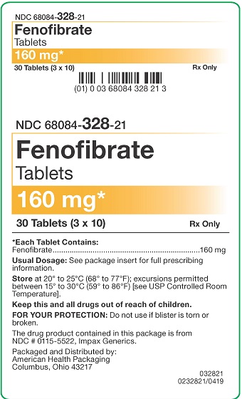 160 mg Fenofibrate Tablets Carton
