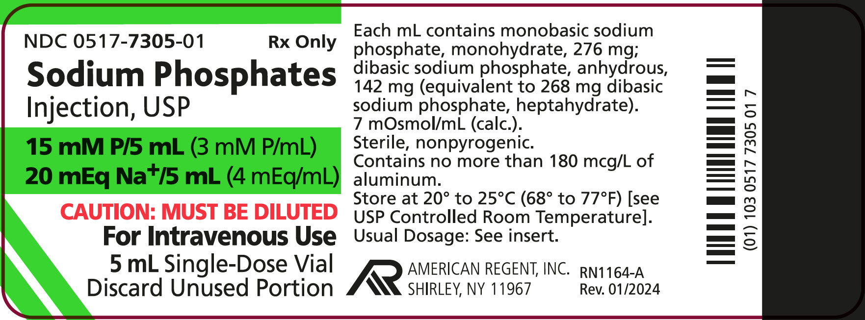 Container Label (5 mL)