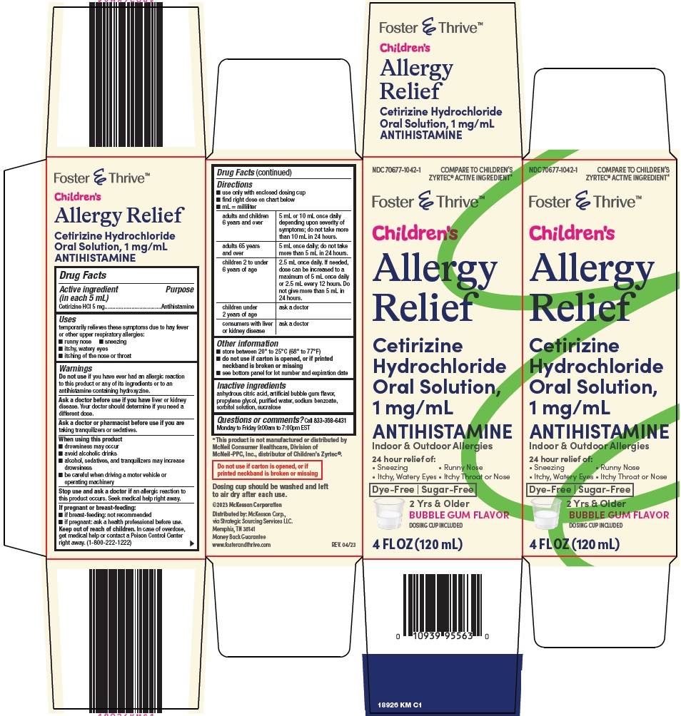 Foster And Thrive Childrens Allergy Relief Cetirizine Hcl Solution