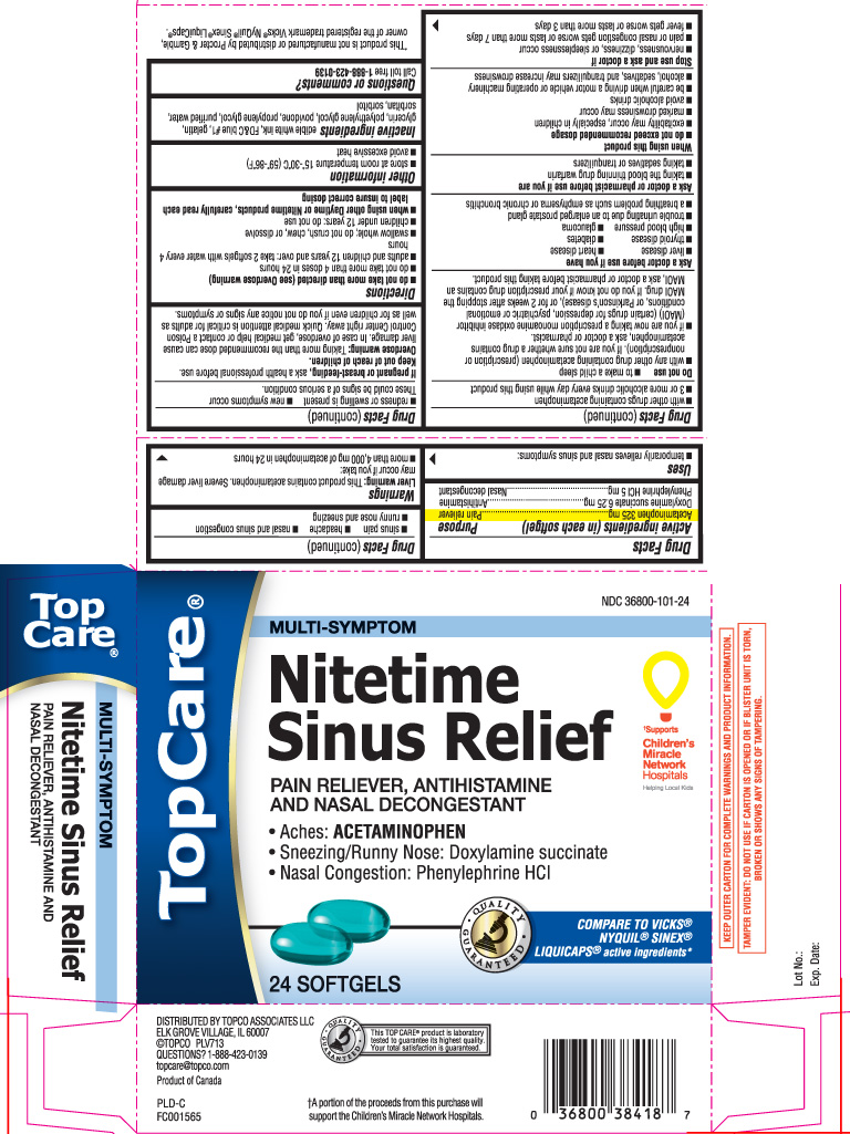 Acetaminophen 325 mg, Doxylamine succinate 6.25 mg, Phenylephrine HCl 5 mg